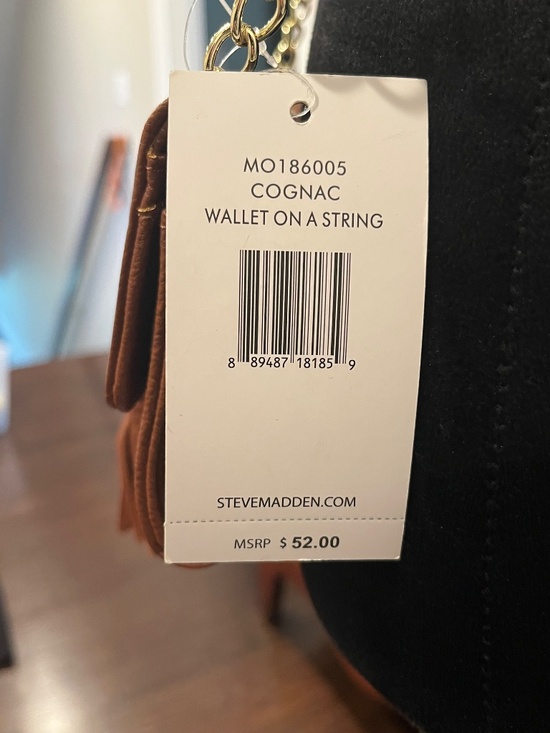 Steve Madden Patent Clutch / Shoulder Evening | Mercari NWT Steve Madden Cognac “Wallet on a String” Vegan Wallet/Crossbody